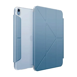 Чехол-книжка c отделением под стилус UNIQ Camden Click для Apple iPad Air 11" (2024 / 2025 / 2026) полиуретан, искусственная кожа, синий