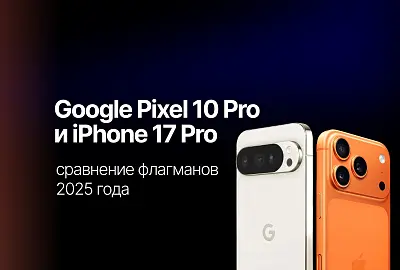 Google Pixel 10 Pro и iPhone 17 Pro: сравнение флагманов 2025 года