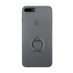 Клип-кейс (накладка) Hoco Zoya Series для Apple iPhone 7 Plus / 8 Plus силикон, прозрачный матовый с серым кольцом