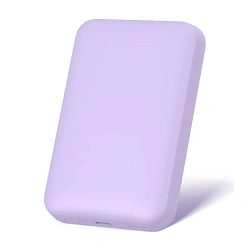 Внешний аккумулятор с беспроводной зарядкой WIWU Small Pudding Power Bank 5000 мАч 15 Вт лавандовый