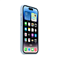 Клип-кейс (накладка) Silicone Case MagSafe для Apple iPhone 14 Pro силикон, голубой - 2