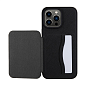 Клип-кейс (накладка) с визитницей CG Mobile Lagerfeld Karl PU Saffiano Cardslot для Apple iPhone 15 Pro
