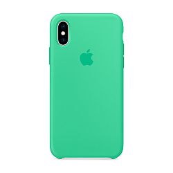 Клип-кейс (накладка) Apple Silicone Case для Apple iPhone Xs силикон, Spearmint