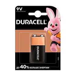Батарейка Duracell Basic PP3 6LR61-1BL, 1шт