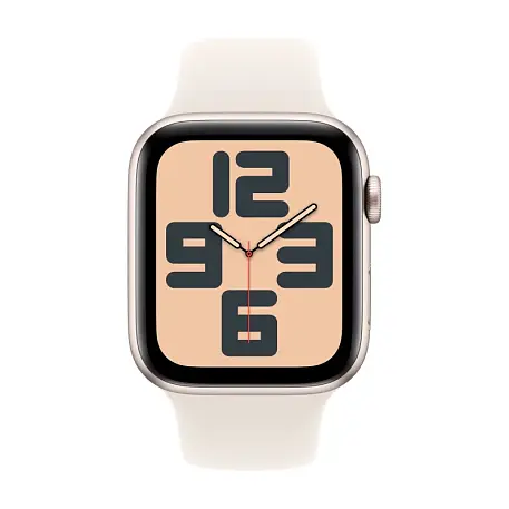 Умные часы Apple Watch SE (2024) 44mm GPS Starlight Aluminium Case Starlight Sport Band S/M - 2