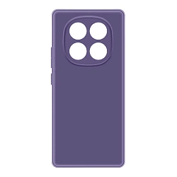Клип-кейс (накладка) Silicone cover закрытый для Xiaomi Redmi Note 14 Pro 4G силикон, лавандовый