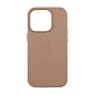Клип-кейс (накладка) Leather Case MagSafe для Apple iPhone 16 Pro Max кожа, коричневый