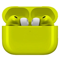 Беспроводные наушники Apple AirPods Pro 3 жёлтый глянец (полная покраска)
