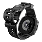 Чехол-бампер с ремешком Spigen Rugged Armor Pro для Samsung Galaxy Watch 8 44mm полиуретан чёрный