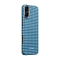 Клип-кейс (накладка) Pitaka Ultra-Slim Case для Apple iPhone 16 кевлар (арамид), синий