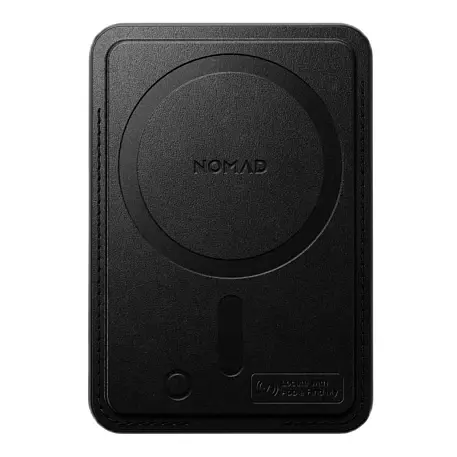 Кардхолдер Nomad Leather Mag Wallet для Apple iPhone кожа, чёрный - 2