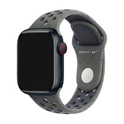 Спортивный ремешок Nike для Apple Watch 38 / 40 / 41 / 42mm фторэластомер "карго хаки"