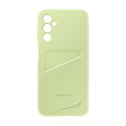 Клип-кейс (накладка) Samsung Card Slot Case для Samsung Galaxy A14 полиуретан, лаймовый