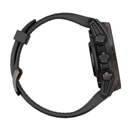 Умные часы Garmin Fenix 8 43mm угольно-чёрный (пепельно-серый ремешок) - 4