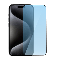 Защитное стекло Mocoll 3D для Apple iPhone 15 Pro, черная рамка