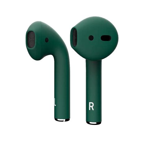 Беспроводные наушники Apple AirPods 2 с зарядным футляром тёмно-оливковый матовый - 2