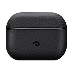 Кобура Pitaka MagEZ Case для Apple AirPods 3 кевлар (арамид), чёрно-серый (полоска)