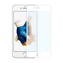 Защитное стекло 3D Luxury для Apple iPhone 6 Plus / 6s Plus, белая рамка