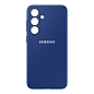 Клип-кейс (накладка) для Samsung Galaxy S24 / S25 силикон, синий