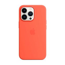 Клип-кейс (накладка) Apple Silicone Case MagSafe для Apple iPhone 13 Pro силикон, Nectarine