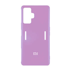 Клип-кейс (накладка) Silicone cover закрытый для Xiaomi Poco F4 GT силикон, лавандовый
