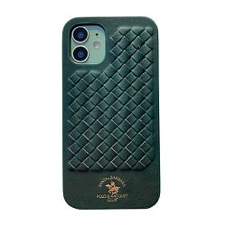 Клип-кейс (накладка) Santa Barbara Polo Racquet Club для Apple iPhone 12 Mini кожа, зелёный