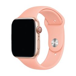 Спортивный ремешок для Apple Watch 42 / 44 / 45 / 49mm фторэластомер розовый