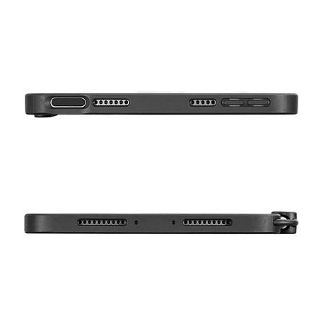 Клип-кейс (накладка) Pitaka MagEZ Case Pro для Apple iPad Mini 8.3" (2021 / 2024) кевлар (арамид), чёрно-серый (полоска) - 4