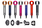 Фен Dyson Supersonic HD08 никель, фуксия