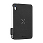 Клип-кейс (накладка) Pitaka MagEZ Case Pro для Apple iPad Mini 8.3" (2021 / 2024) кевлар (арамид), чёрно-серый (полоска) - 2