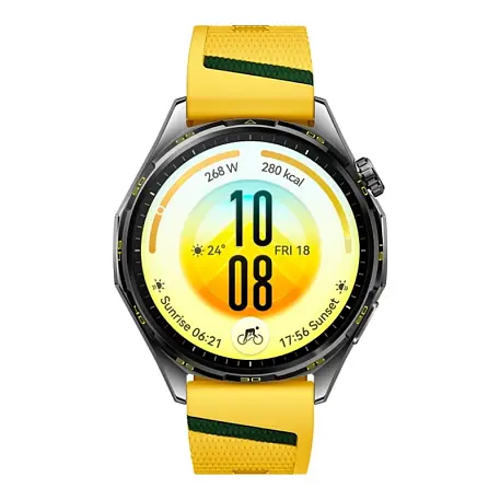 Умные часы Huawei Watch GT 7 46mm серый (жёлтый ремешок) - 2