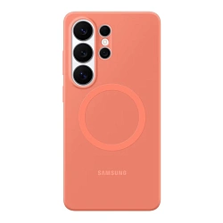 Клип-кейс (накладка) Samsung Silicone Magnet Case для Samsung Galaxy S26 Ultra силикон, коралловый