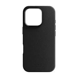 Клип-кейс (накладка) Native Union Active Case для Apple iPhone 16 Pro полиуретан, поликарбонат, ткань, чёрный