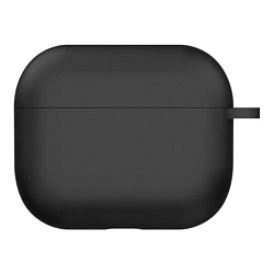 Кобура Silicon Protection Case для Apple AirPods Pro 3 силикон, чёрный