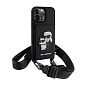 Клип-кейс (накладка) с визитницей CG Mobile Lagerfeld Karl PU Saffiano CrossBody Cardslot для Apple iPhone 15 Pro Max