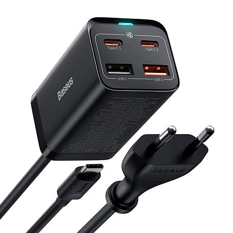 Сетевое зарядное устройство Baseus GaN3 Pro Desktop Fast Charger 100 Вт чёрный - 2