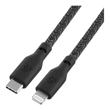 Дата-кабель uBear Trend 60W Type-C to Lightning 1.2 м, чёрный - 2
