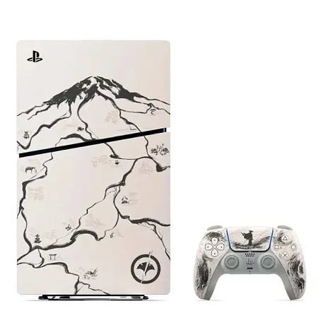 Игровая приставка Sony PlayStation 5 Slim (CFI-2015A) - Ghost of Yotei Black Limited Edition + Ghost of Yote - 2