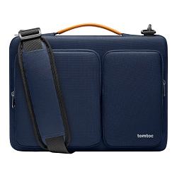 Сумка Tomtoc Defender-A42 Laptop Shoulder Briefcase для Apple MacBook 16" полиэстер, тёмно-синий