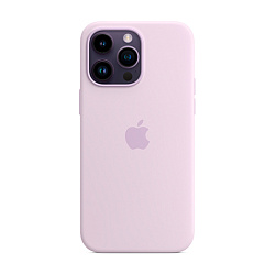 Клип-кейс (накладка) Silicone Case MagSafe для Apple iPhone 14 Pro Max силикон, лиловый