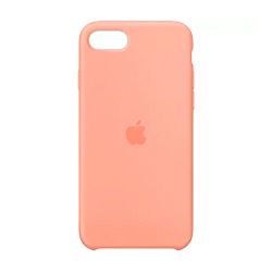 Клип-кейс (накладка) Apple Silicone Case для Apple iPhone SE 2020 / 2022 силикон, Flamingo