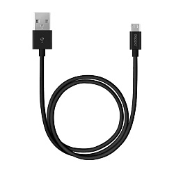 Дата-кабель Deppa Color Micro 1.2 м, чёрный