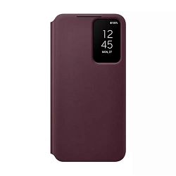 Чехол-книжка Samsung Smart Clear View Cover для Samsung Galaxy S22 полиуретан, поликарбонат, бургунди