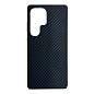 Клип-кейс (накладка) Luxo Carbon для Samsung Galaxy S25 Ultra пластик, чёрно-серый