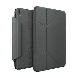 Чехол-книжка UNIQ Ryze для Apple iPad Air 11" (2024 / 2025 / 2026) искусственная кожа, серо-зелёный
