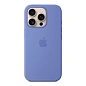 Клип-кейс (накладка) Silicone Case MagSafe для Apple iPhone 16 Pro силикон, серо-лавандовый