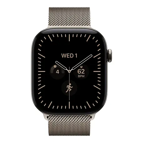 Умные часы Apple Watch Series 12 46mm GPS + Cellular Natural Titanium Case Natural Milanese Loop M/L - 2
