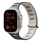 Ремешок Native Union Active Band для Apple Watch 44 / 45 / 46 / 49mm силикон чёрный, серый