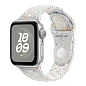 Ремешок Apple Nike Sport Band для Apple Watch 38 / 40 / 41 / 42mm фторэластомер Pure Platinum (S/M)