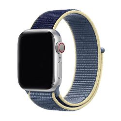 Спортивный браслет для Apple Watch 44 / 45 / 46 / 49mm нейлон "морской лёд"